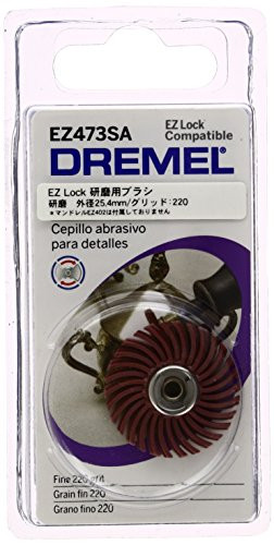 Dremel EZ473SA Abrasive Brushes for Brass, Aluminum & Vinyl