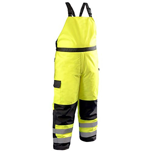 OCCUNOMIX 561-LUX-WBIB-Y2X CLASS E  WATERPROOF WINTER BIB  YEL  2X
