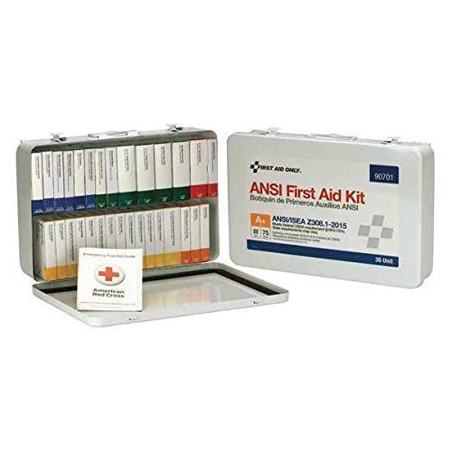 FIRST AID ONLY 579-90701 36 UNIT FIRST AID KIT  ANSI A+   METAL CASE