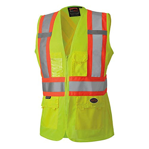 PIONEER 852-V1021860U-L 139U GREEN LADIES VEST MESH