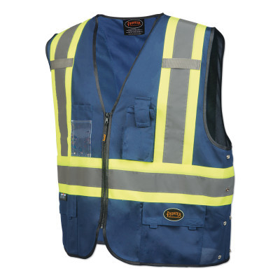 PIONEER 852-V1021580U-S/M 134NAU NAVY SOLID VEST S/M