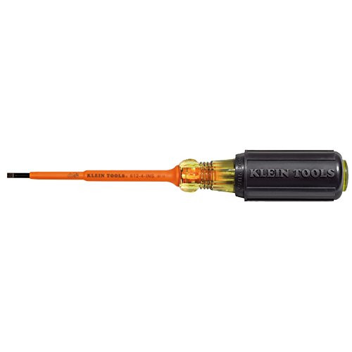 Klein Tools 4" Insulated 1/8" Slotted Screwdriver