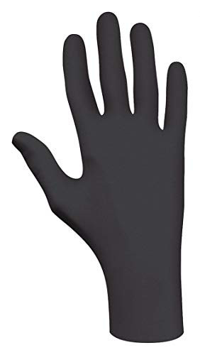 SHOWA 845-6112PFXXL NITRILE UNSUPPORT BIO-DEGRADABLE DISP; BLK
