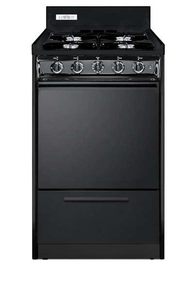 SUMMIT TNM1107C 20 Wide Gas Range, Open Burners