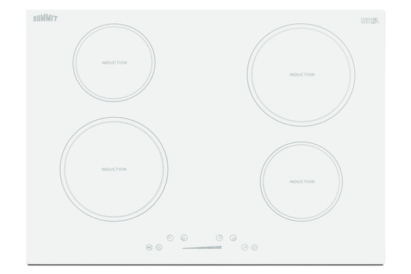 SUMMIT SINC4B302W 30 Wide 208-240V 4-Zone Induction Cooktop