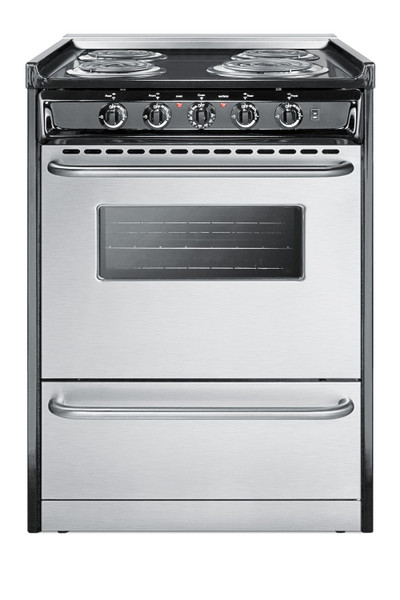 SUMMIT TEM610BRWY 24 Wide Electric Coil Range