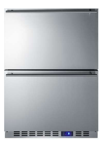SUMMIT CL2R248 24 Wide Built-In 2-Drawer All-Refrigerator
