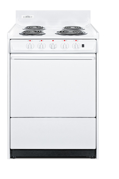 SUMMIT WEM6171Q 24 Wide Electric Coil Top Range