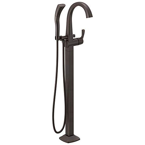 Delta T4777-RBFL Delta Stryke Single Handle Floor Mount Tub Filler Trim - Venetian Bronze