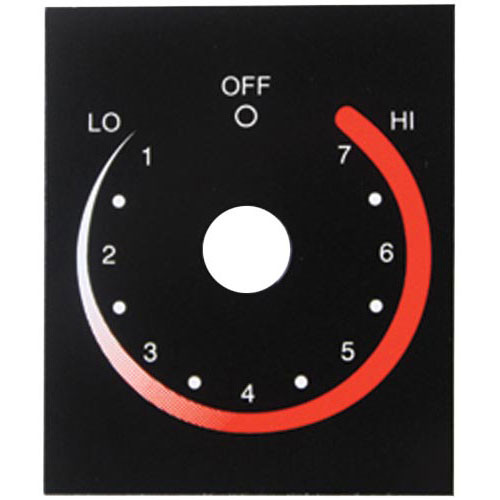 AllPoints 951203 ALUMINUM LABEL;LO-1-7-HI