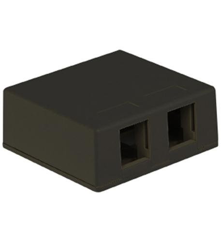 ICC IC107SB2-BK Surface Box 2Pt Black