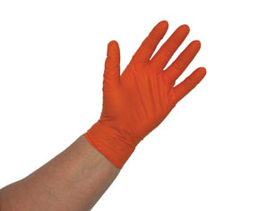 Atlantic Safety Company ATL-OR-XL KBS Coatings Orange Extra Large Lightning Nitrile Gloves, (Pack of 50)