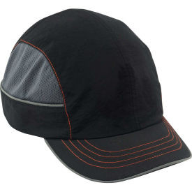Ergodyne B1874260 & #174 Skullerz & #174 8950 Bump Cap, Black, Short Brim, One Size