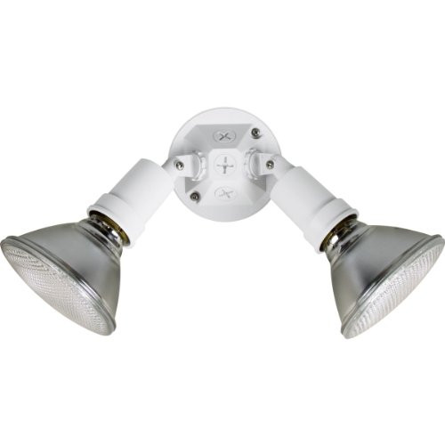 Progress Lighting 94521230 P5212-30 Double Non-Metallic Par Lampholder In White Finish, White