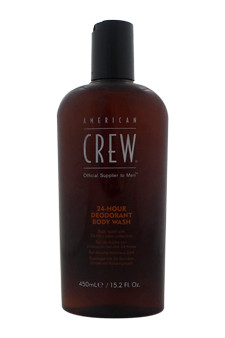 24-Hour Deodorant Body Wash M-BB-2563 American Crew 15.2 oz Body Wash Men