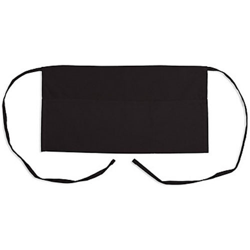 KNG 11 in Waist Apron;Reversable Black 3 Pkt