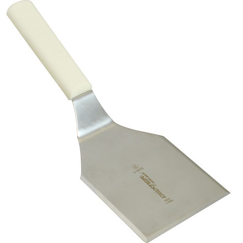 SPATULA; WHITE HANDLE;- CHICKEN