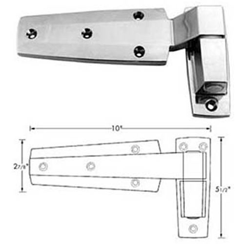 HINGE; CAM (1-3/4" OFST);