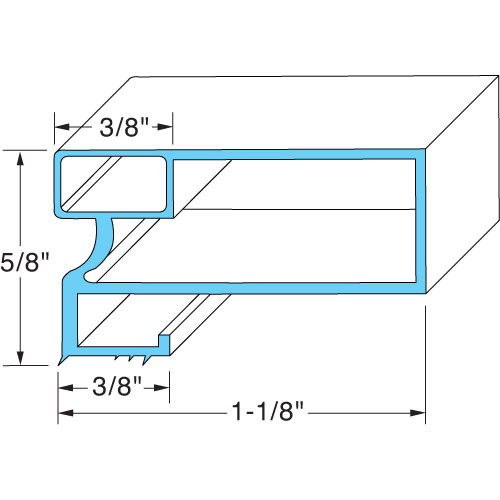 DOOR GASKET;31 1/4" X 61 5/8