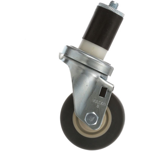 SWIVEL STEM CASTER;3 W  1-1/2 OD TUBING