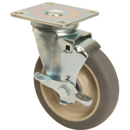 CASTER;PLATE;; 5";3.5"PLT;W/BRK