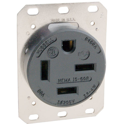 RECEPTACLE;SINGLE;; 250V; 60A