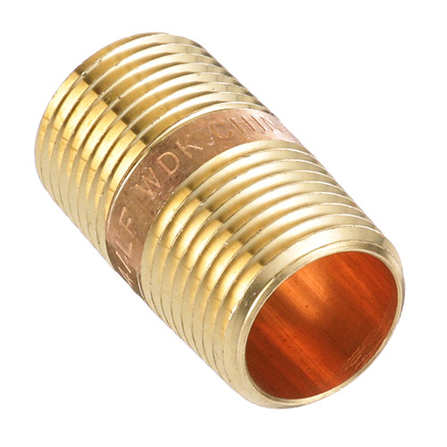 BRASS NIPPLE;1/2" X 1-1/2