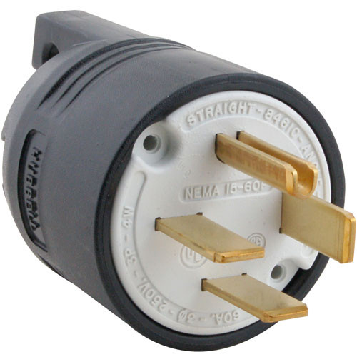 PLUG;STRAIGHT;; 4 PRONG;250V;60A