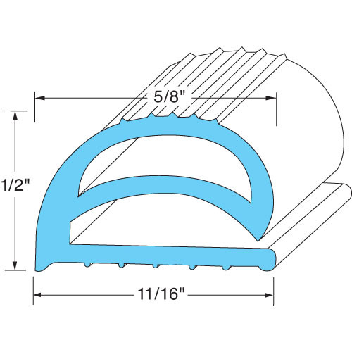 GASKET COMPRESSION;10FT