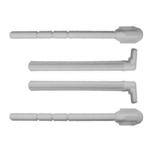Duravit 241.874.00.1 Actuator bolt and rod kit, Tool-free assembly