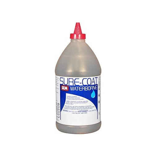SEM Products SE16085 Sure-Coat - 2.8 VOC Compliant Waterborne Coating, Silver, 1/2 Gallon