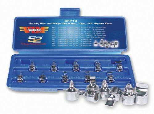 DURSTON MFG CO INC VISFP10 STUBBY FLAT & PHILLIPS DRIVE SET