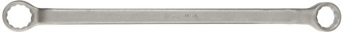 Martin Sprocket & Gear MT8040A Martin Forged Alloy Steel 1-5/16" x 1-1/2 Opening Double Offset 45 Degree Long Pattern Box Wrench, 12 Points, 20-1/16" Overall Length, Chrome Finish