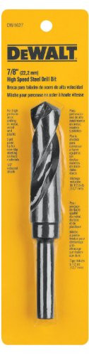 DeWalt DW1627 Drill Bit, Black Oxide, Reduced Shank, 7/8-Inch to 1/2-Inch ()