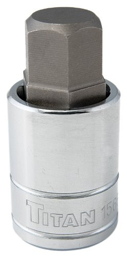 Titan TL15665 1/2-Inch Drive x 11/16-Inch Hex Bit Socket