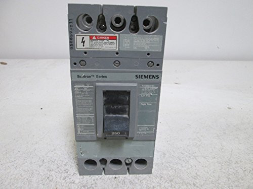 SIEMENS FXD63S250AL Industrial Controls 600V 250A 3Pole CrctBrkrW/Lugs