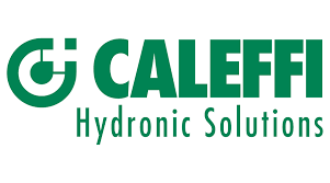 CALEFFI 340424 Adjustable three-way thermostatic mixing valve wit mixed outlet temperature gauge  and