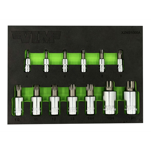 13 PC XZN TRIPLE SQUARE DRIVER SET
