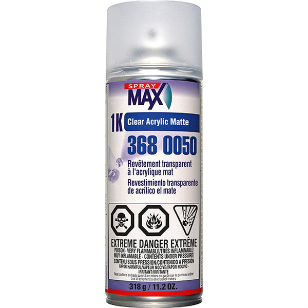 SPRAYMAX 1K ACRYLIC CLEA RCOAT MATTE