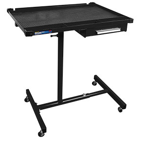 ATD Tools ATD-7026 Adjustable from 34 to 48 high  Includes drawer and top tray liner  220 Lbs. capacity in center