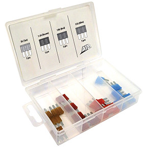ATD Tools ATD-335 Zinc alloy electrodes  Includes (5 each): 5 Amp (Tan), 7.5 Amp (Brown), 10 Amp (Red), 15 Amp (Blue)