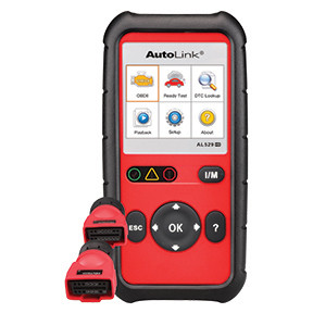 AUTEL AUL-AL529HD Reads MIL status / I/M emissions readiness  Display freeze frame data, view, record, playback live data  O2 monitor test, Component test / Oxygen sensor test  Internet updateable, free lifetime updates, 1 year limited warranty