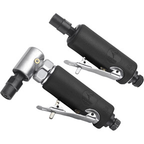 ATD Tools ATD-2122 Straight and right angle die grinders for general grinding, polishing, deburring and gasket removal  Cushion grip handles minimizes user fatigue