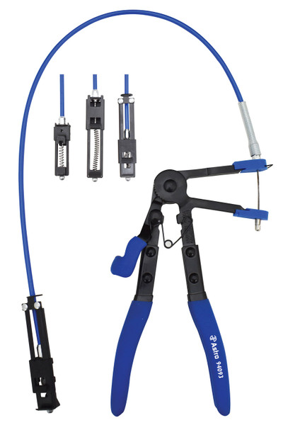 Astro Pneumatic AST-94093 3 cables and 4 different jaw types and sizes for use on most tension hose clamps  Includes standard jaws, extra large and small jaws, and Clic-R clamp jaws  Easily switch out cable and jaw designs for different applications