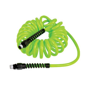 Legacy Manufacturing LEG-LP1415AFZ 1/4"X15' PU RECOIL HOSE GREEN