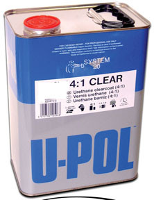 U-POL Products UPL-UP2892 2892 Clear System 2089 4:1 Ratio Spot/Panel Urethane Coat - 1 Gallon