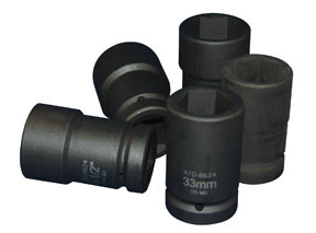 ATD Tools ATD-8624 Advanced Tool Design Model 1" Drive 5-Piece Budd Wheel Socket Set