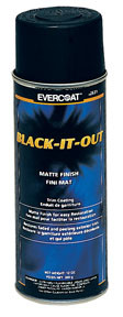 Fibre Glass-Evercoat FIB-2631 BLACK OUT, AER. (MATTE FINISH)