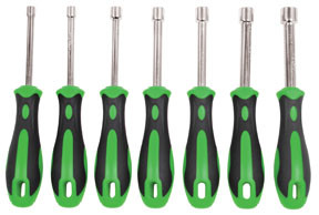 ATD Tools ATD-6258 Advanced Tool Design Model 7 Piece Metric Nut Driver Set in Blow-Molded Case