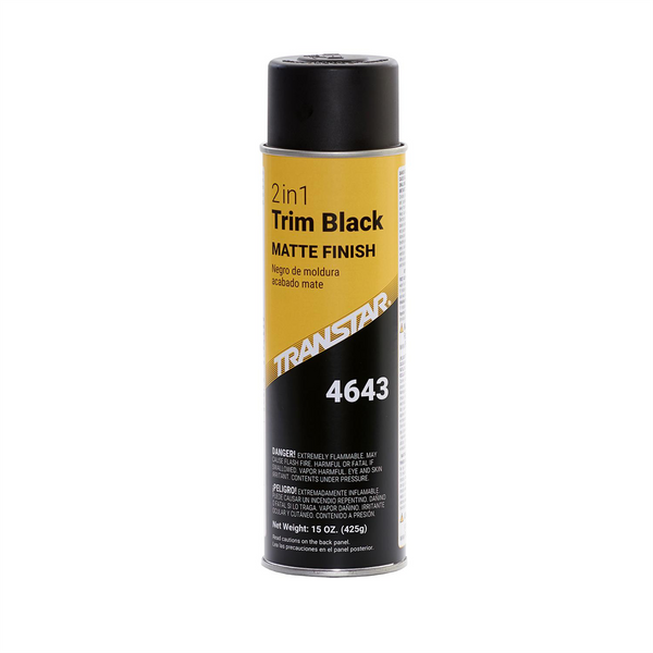 Transtar TRE-4643 Matte Black 2-in-1 Trim Coating - 15 oz.
